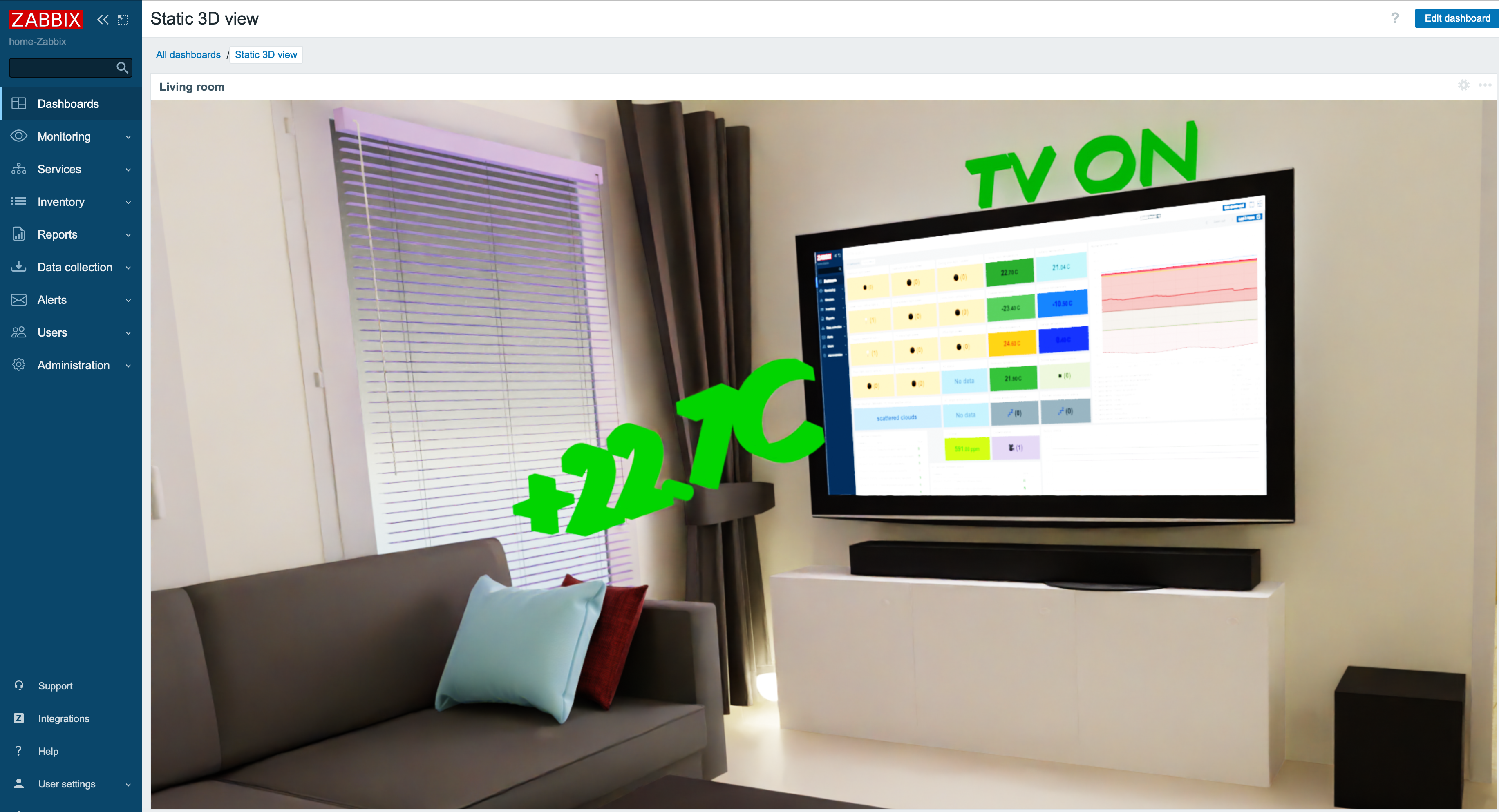 Zabbix - Blender integration