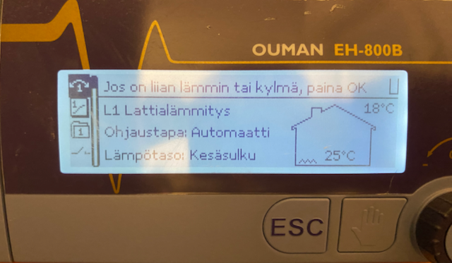 District heating device