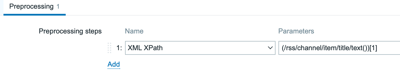 Parsing the first occurrence