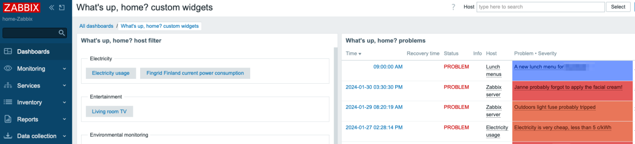 Zabbix Widget Examples Part 59: I created my first Zabbix 7.0 custom widget | What's up, home?