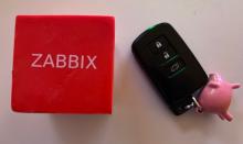 Zabbix cube and car keys